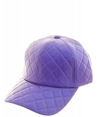 Quilt Stitching Cap Hat CAP-0051 PURPLE